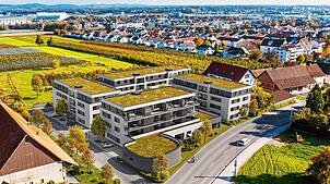 In Wiggenhausen entsteht ein neues Wohnquartier mit insgesamt 68 Einheiten. Baustart soll Ende 2025 sein, die Vermarktung in Kürze beginnen.