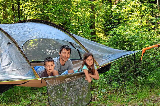 Hochempor: Kletterwald und die dort neu angebotenen Übernachtungsmöglichkeiten in den Baumwipfeln stoßen auf großes Interesse.