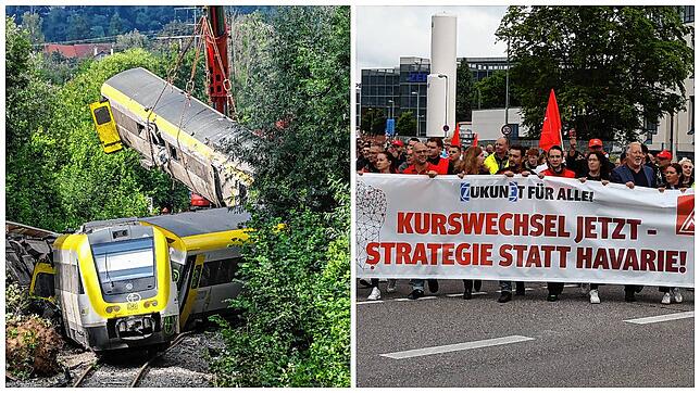 In Riedlingen kommt es zu einem tragischen Zugunglück und in Friedrichshafen gehen Tausende ZF-Mitarbeiter auf die Straße – diese und ...