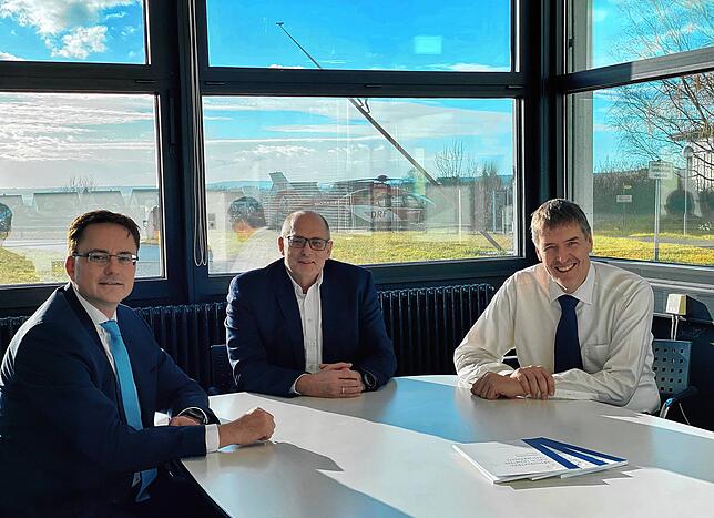 Sie und ihre Teams müssen die stets angespannte Lage im Griff behalten, von links: Prof. Dr. Jochen Wöhrle, Medizinischer Direktor des ...