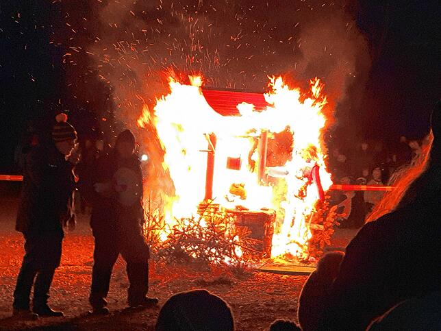 Bild 20: So schön war das Funkenfeuer am Fildenplatz