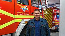 Engagiert: Seit seinem dreizehnten Lebensjahr ist der neue hauptamtliche Kommandeur Nico Bibbo bei der Freiwilligen Feuerwehr engagiert ...