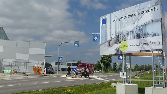 Trumpf Laser in Sulgen: es wird weiter gebaut und geworben. Aber die Hürden für neue Leute sind hoch.