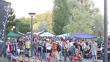 Der grenzüberschreitende Flohmarkt in Konstanz und Kreuzlingen.