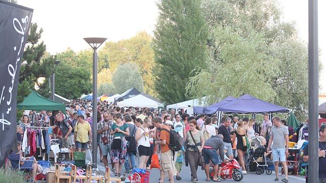 Der grenzüberschreitende Flohmarkt in Konstanz und Kreuzlingen.