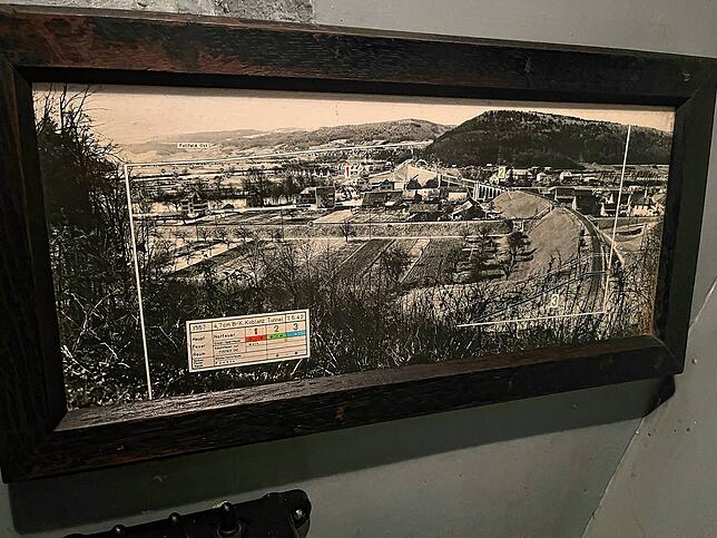 Ein Blick in vergangene Tage. Ein Bild zeigt eine Aufnahme aus dem Jahr 1942. So war die Sicht nach Waldshut in der Kreigszeit.