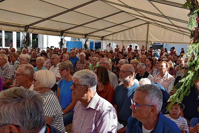 Gut besucht war der Festgottesdienst.