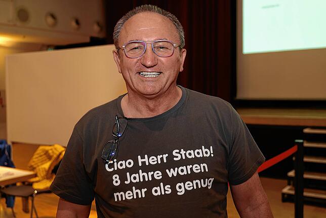 Klare Aussage von Stanko Petek zum Amtsinhaber Martin Staab.