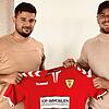 Neuer Torwart: Sportlicher Leiter Julian Jäger vom FSV Rheinfelden freut sich über die Verpflichtung von Oguz Ozan (links), der vom FC ...