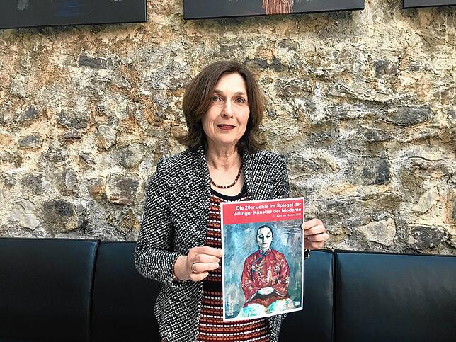 Das Plakat ist schon fertig: Anita Auer freut sich auf die neue Sonderausstellung „Die 20er Jahre im Spiegel der Villinger ...