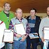 Für zehnjährige Vereinstreue wurden Johannes Diel, Sven Allstein, Guido Harsch, Alexander Hartmann und Dennis Weber (von links) geehrt.