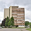 Das einzige Hochhaus der Stadt steht in Tiengen: Das Gebäude in der Pommernstraße 8 wurde 1973 gebaut und ist rund 36&nbsp;Meter hoch ...