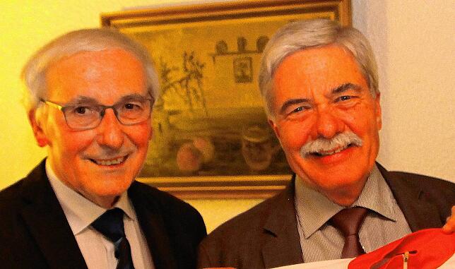 Ernst Zimmermann (links) und Bernhard Kaiser – hier auf einem Bild von 2019 – haben sich in einem Schreiben an Innenminister ...