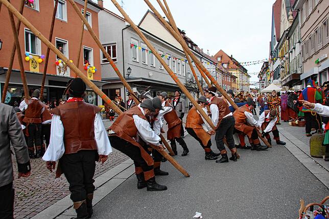 Bild 12: Bilder vom Narrenbaum-Setzen in Stockach Teil 3
