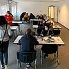 Bei der Gemeinsamen Anlaufstelle des Landkreises und der Stadt Tuttlingen läuft die Registrierung der Geflüchteten aus der Ukraine.