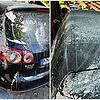 Mehrere Autos in Mühlhausen wurden am 1. Mai von unbekannten Tätern mutwillig beschmutzt.