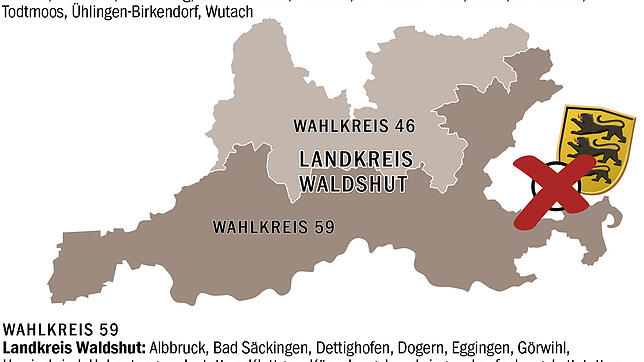 Bild : Wähler aus drei Regionen und zwei Landkreisen geben im Wahlkreis 46 ihre Stimme bei der Landtagswahl ab