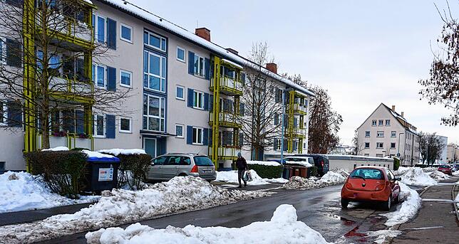 Reif für den Abriss? Eigentümer der Mehrfamilienhäuser im Areal Ekkehardstraße ist die Bundesanstalt für Immobilienaufgaben. Die 16 ...