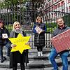 von links: Petra Wenninger, Sarah Hermann, Sanja Mühlhauser und Norbert Stauss bilden das Organisationsteam der Aktion ...