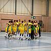Jung und erfolgreich: Die Spieler der HSG Konstanz II feiern den 27:21-Erfolg gegen die HG Oftersheim/Schwetzingen.
