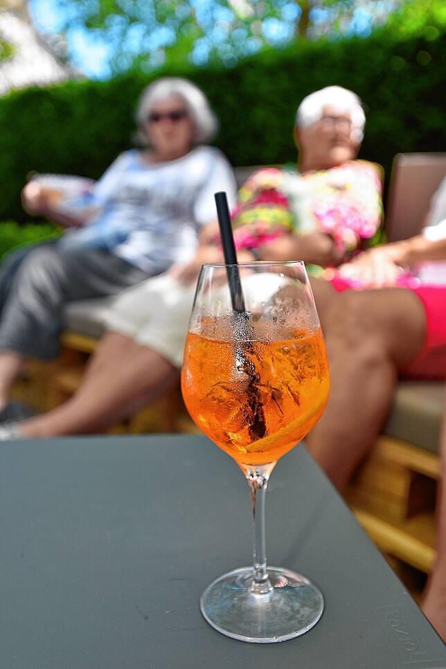 Bild 19: Donauquellfest in Donaueschingen: Pralle Sonne, gute Laune, Bierkultur.