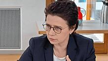 Marion Gentges, Ministerin für Justiz und Migration, sieht keine Gründe, die Abschiebung der fünfköpfigen georgischen Familie aus ...