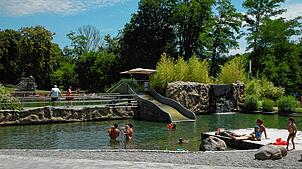 Im Murger Naturschwimmbad hoffen die Verantwortlichen auf gutes Wetter zum Saisonstart am 17. Mai. Foto: Brigitte Chymo