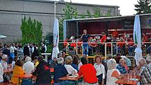 Zum sechsten Mal veranstaltet der Musikverein Wutöschingen vor der Alemannenhalle seine „Midsommernacht“. Blasmusik ins seiner ganzen ...