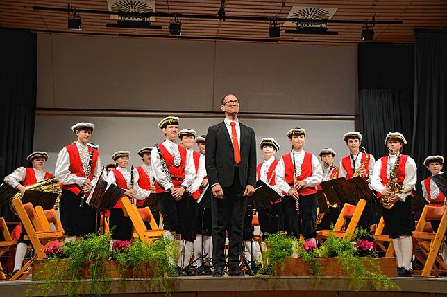 Die Knabenmusik unter Leitung von Christoph Maaß umrahmte den Neujahrsempfang musikalisch.