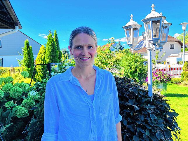 Carola Sätteles Ausgleich heißt Gartenarbeit. In Hüfingen fühlt sich die Familie sehr wohl.