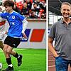 Der VfB Stuttgart (links im Bild) ist ein würdiger Sieger beim 20. MTU-Cup in Friedrichshafen, wie auch Organisator Klaus Segelbacher ...