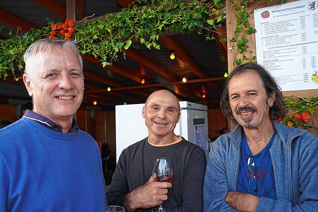 Bild 11: Hunderte Besucher genossen das 52. Bermatinger Weinfest