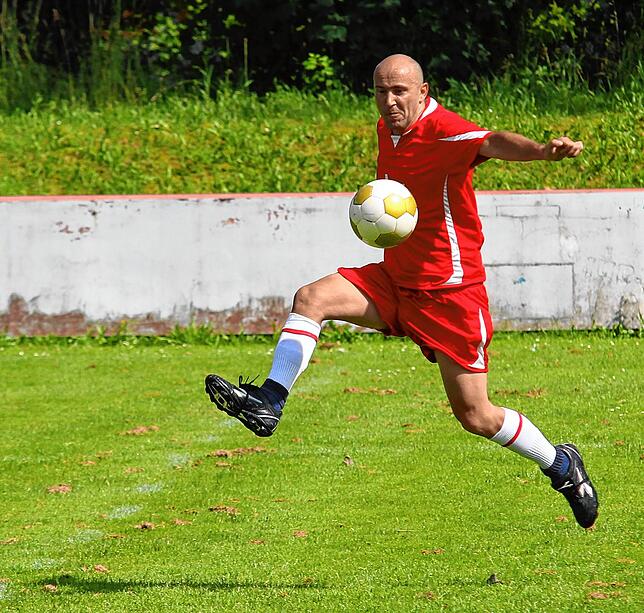 Bild 12: Erinnerungen an das Spiel der Legenden im Sommer 2013 auf der Richterwiese