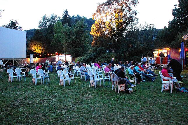 Auf dem Gelände des Open-Air-Kinos des Kulturzentrums Gems fanden 2020 auch andere Veranstaltungen statt. Dieses Foto entstand vor dem ...