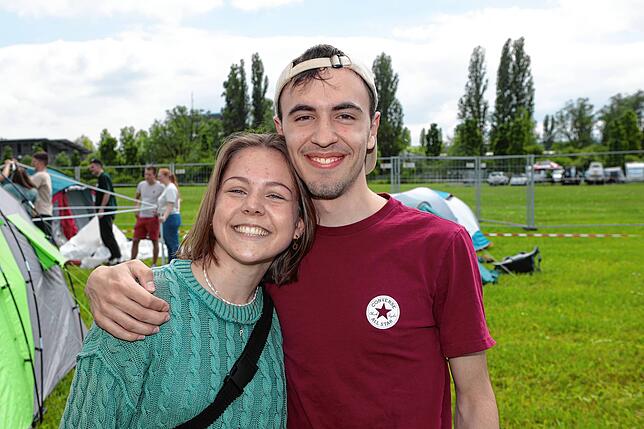 Bild 12: Die Camper sind da und stimmen sich aufs Campus-Festival 2024 ein