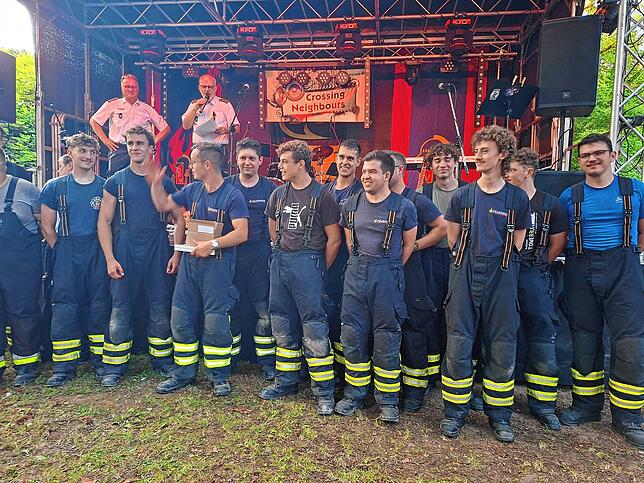 Bild 28: Tolle Stimmung und buntes Programm: Kreisfeuerwehrtag in Gottmadingen bietet Können und Spektakel