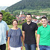 Die vier neugewählten Stahringer Ortschaftsräte (von links): Michael Hamburger, Katja Kromrey, Thomas Schmid und Nico Weber.