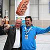 Eine Familie lebt für den Handball: Otto Eblen (links), Präsident des Zweitligisten HSG Konstanz, und sein Sohn Daniel, der Trainer ist. ...