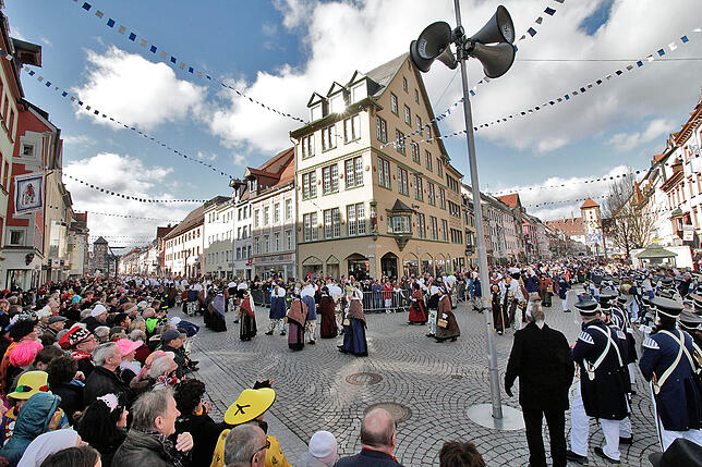 Bild 1: Live-Blog: Das närrische Treiben in Villingen am Fasnetmontag im Überblick