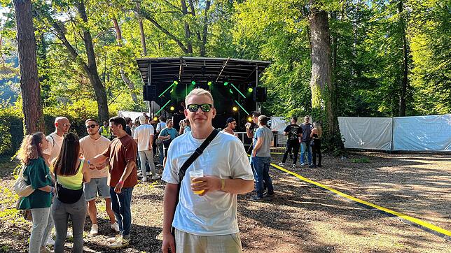 Für Erik Ryll ist die Stimmung bei Technofestival besser als bei Hip-Hop Veranstaltungen.