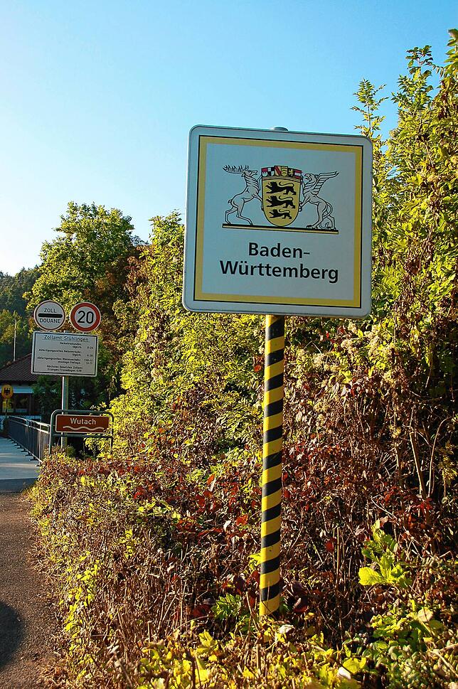 Hier Schweizer Franken, dort Deutsche Mark: Die Grenze zwischen Stühlingen und Oberwiesen