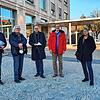 Premiere des Gestaltungsbeirats in Singen mit den Architektur-Experten (von links) Werner Wohlleber, Günter Herman, Leonhard Schenk mit ...
