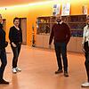 Katharina van Eek (von links), Jana Akyildiz, Gunnar Kattge und Melanie Willmann sind Elternbeiräte an der Ten-Brink-Schule in ...