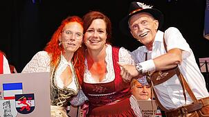 Auf der Waldshuter Chilbi 2025 wird gefeiert. Hier beim 57. Wunschkonzert des Musikzugs St. Florian am Sonntag.