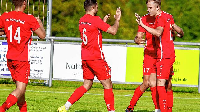 Torjubel beim FC Königsfeld