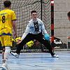 Torhüter Noah Frensel (hier bei einem parierten Siebenmeter) spielt mit der HSG Konstanz II in Helmlingen.