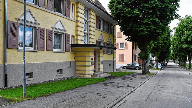 Diese Häuserzeile in Bonndorf wurde in den 1950er-Jahren gebaut. Foto: Regina Folkerts