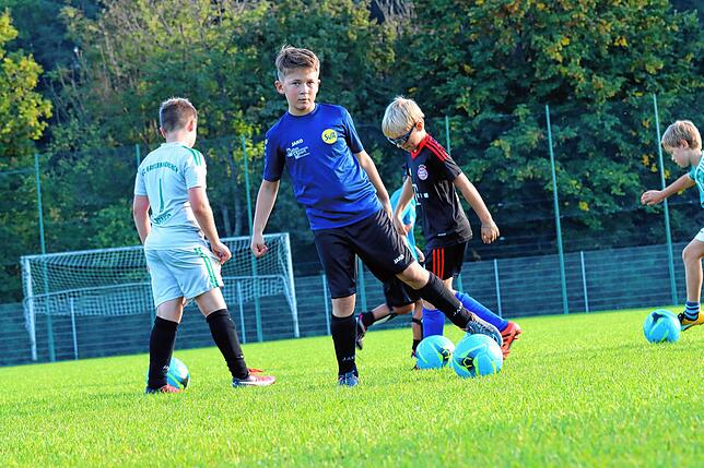 Bild 20: Auch die Jugendfußballer starten in die Saison. Wir haben Bilder vom E-Jugendtraining des SV Allensbach!