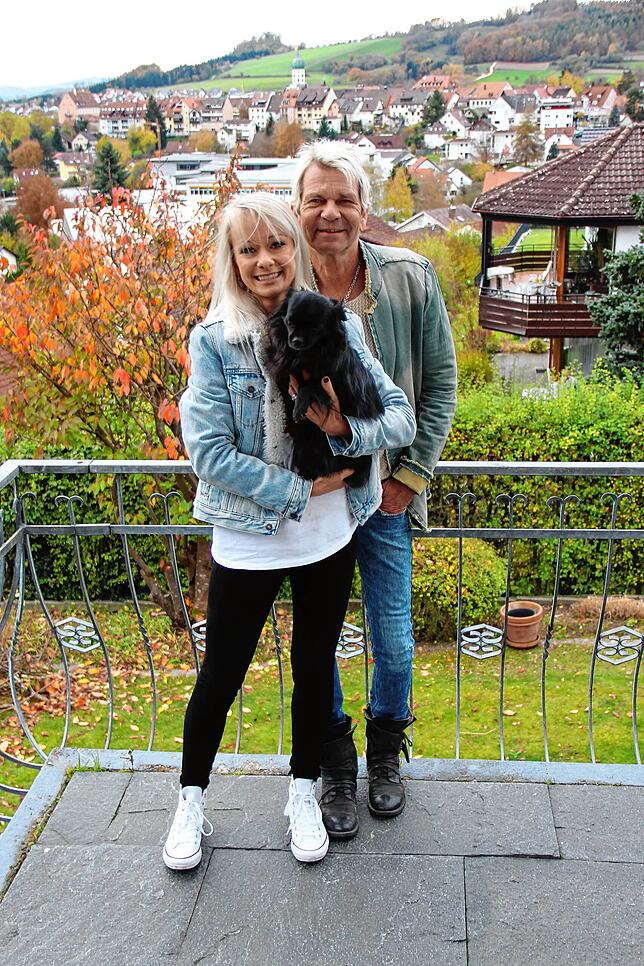Christin Stark und Matthias in ihrer Wahlheimat Stockach. Das Paar hat inzwischen geheiratet.