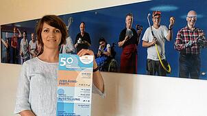 Zum Jubiläum gibt Leiterin Dorina Huber Einblick in die Anfänge und Entwicklung der Werkstätten und die Arbeit der Beschäftigten des St. ...